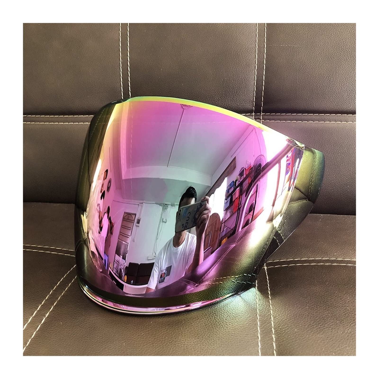 Lenti della visiera del casco , VISOR DI MOTORE HALT CASTO DI MOTORE VISOR ANTI-Scarge VISURE HELCE SHIELD VISOR compatibile con Sh-oei j- Crociera II J- Accessori Compatible with moto Force4.(Color)