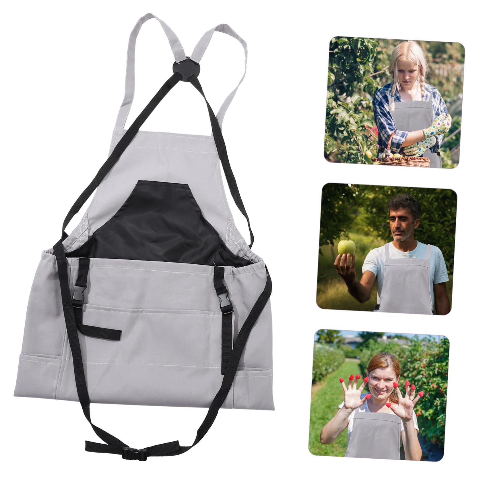 Ernteschürze Oxford Großen Taschen Wasserdichte Garten Und Obstpflückschürze Für Bequemen Beim Ernten Und