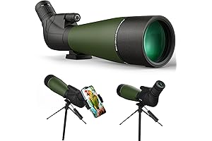 25-75X80 Spotting Scopes: Capture Target Shooting, Bird Watching, and Wildlife in HD