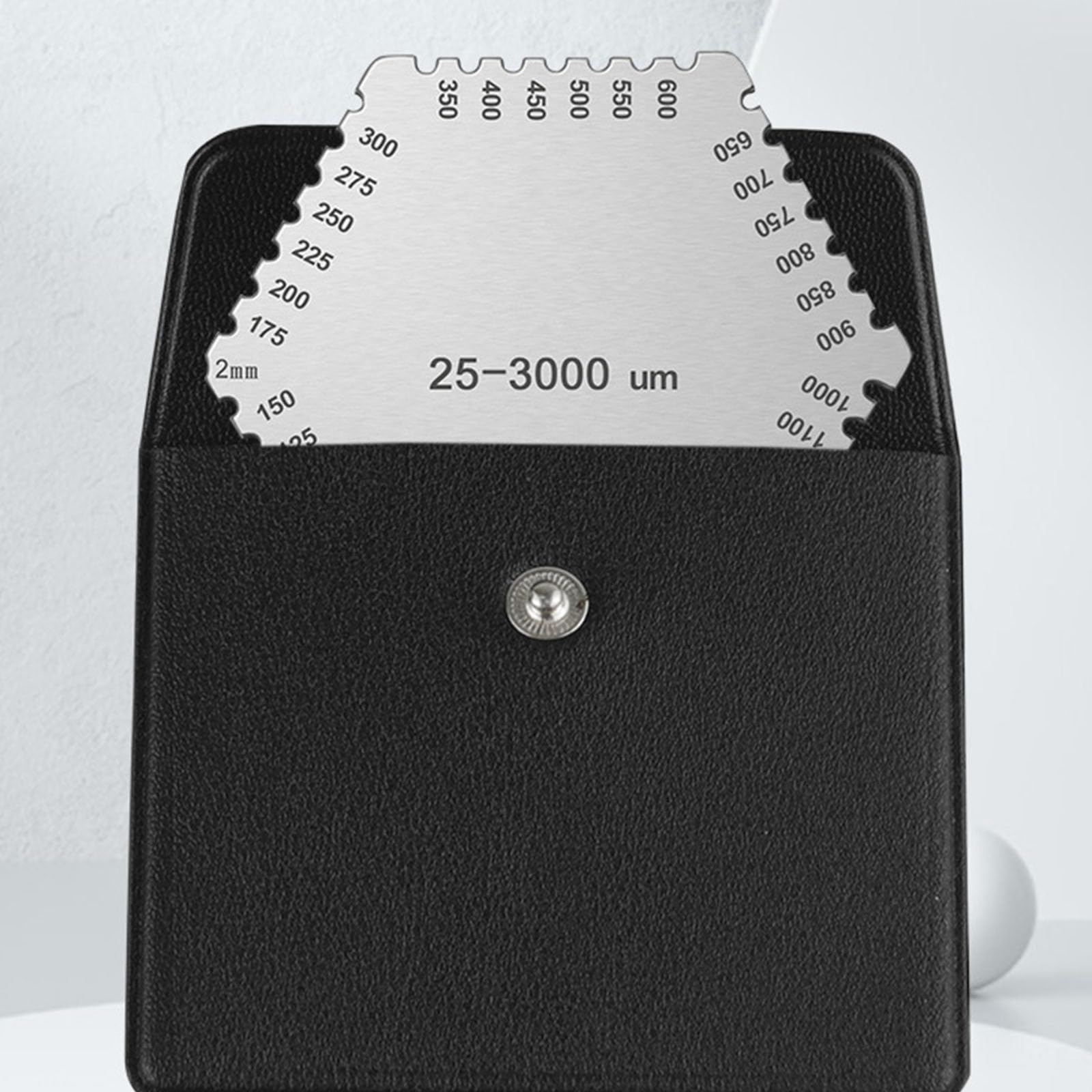 Precisions Paint Thickness Gauges Stainless Hexagon Wet Film Comb 25-3000um Laboratory Measurement Tool