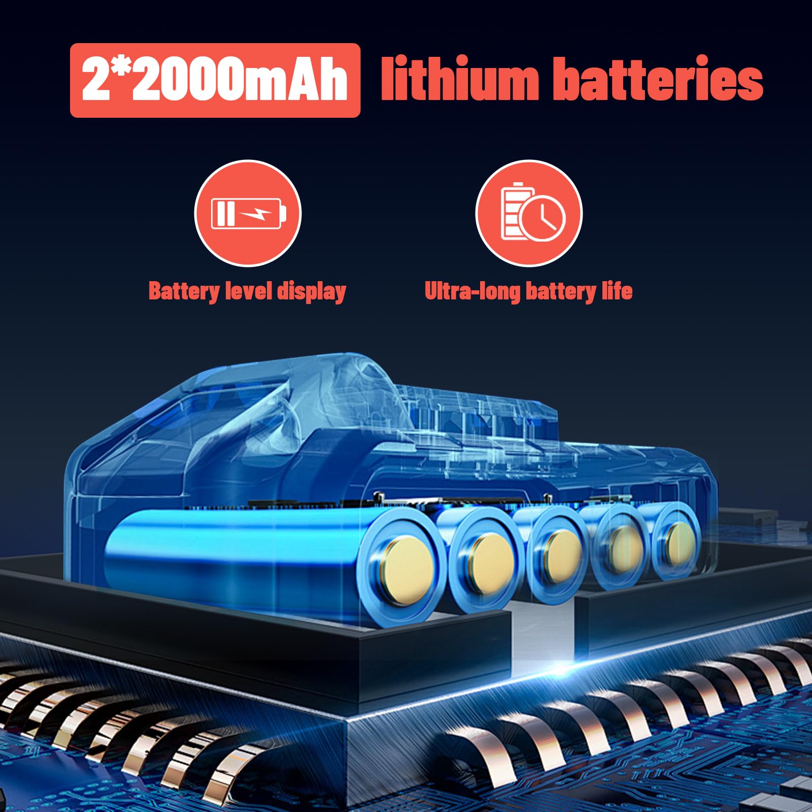 Set professionale per potatura a batteria, orientabile a 180°, con display numerico, 2 batterie da 2000 mAh, tracolla, guanti, occhiali di protezione, coltello di ricambio per albero di frutta