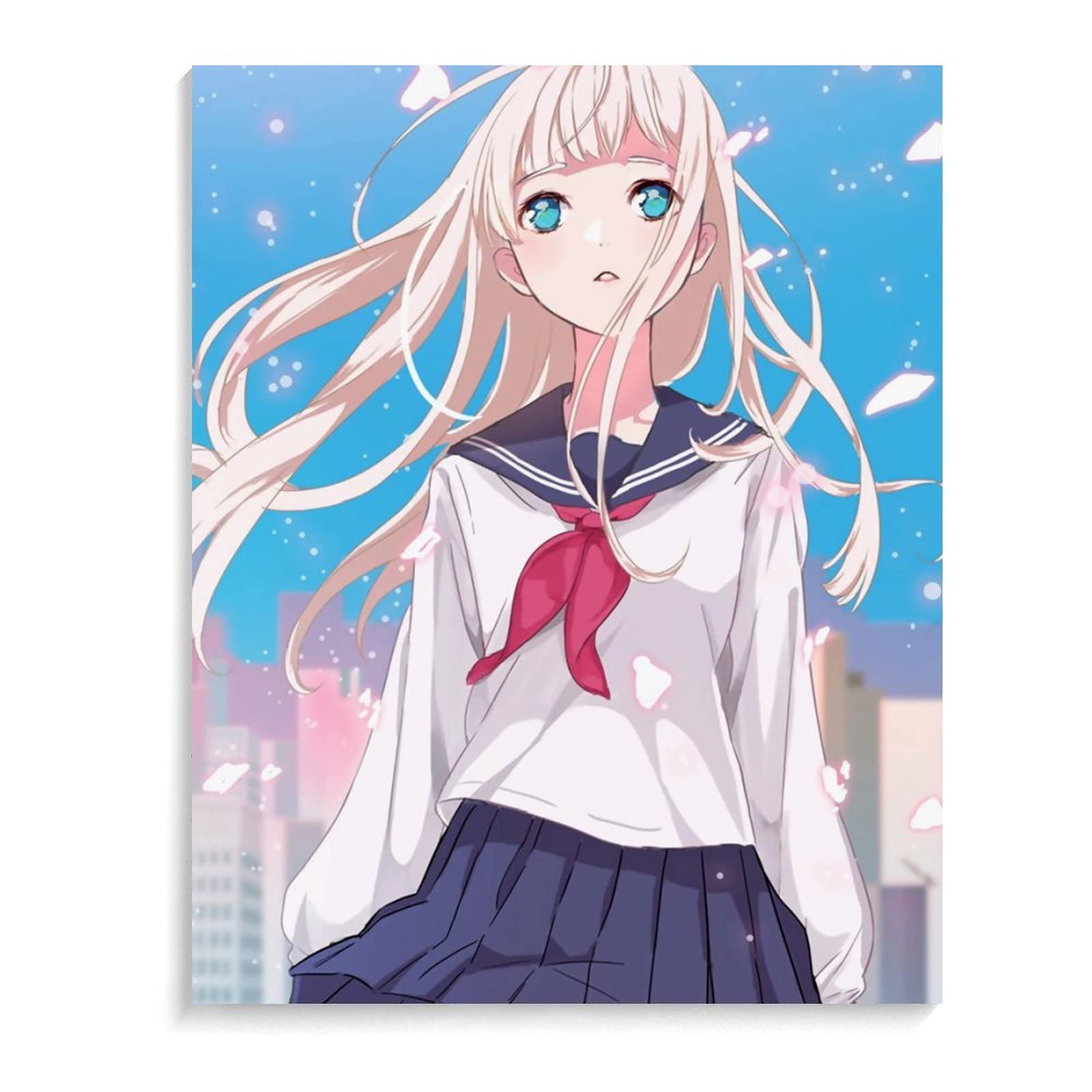 Amazon | 明日ちゃんのセーラー服 女の子 かわいい 数字塗り絵