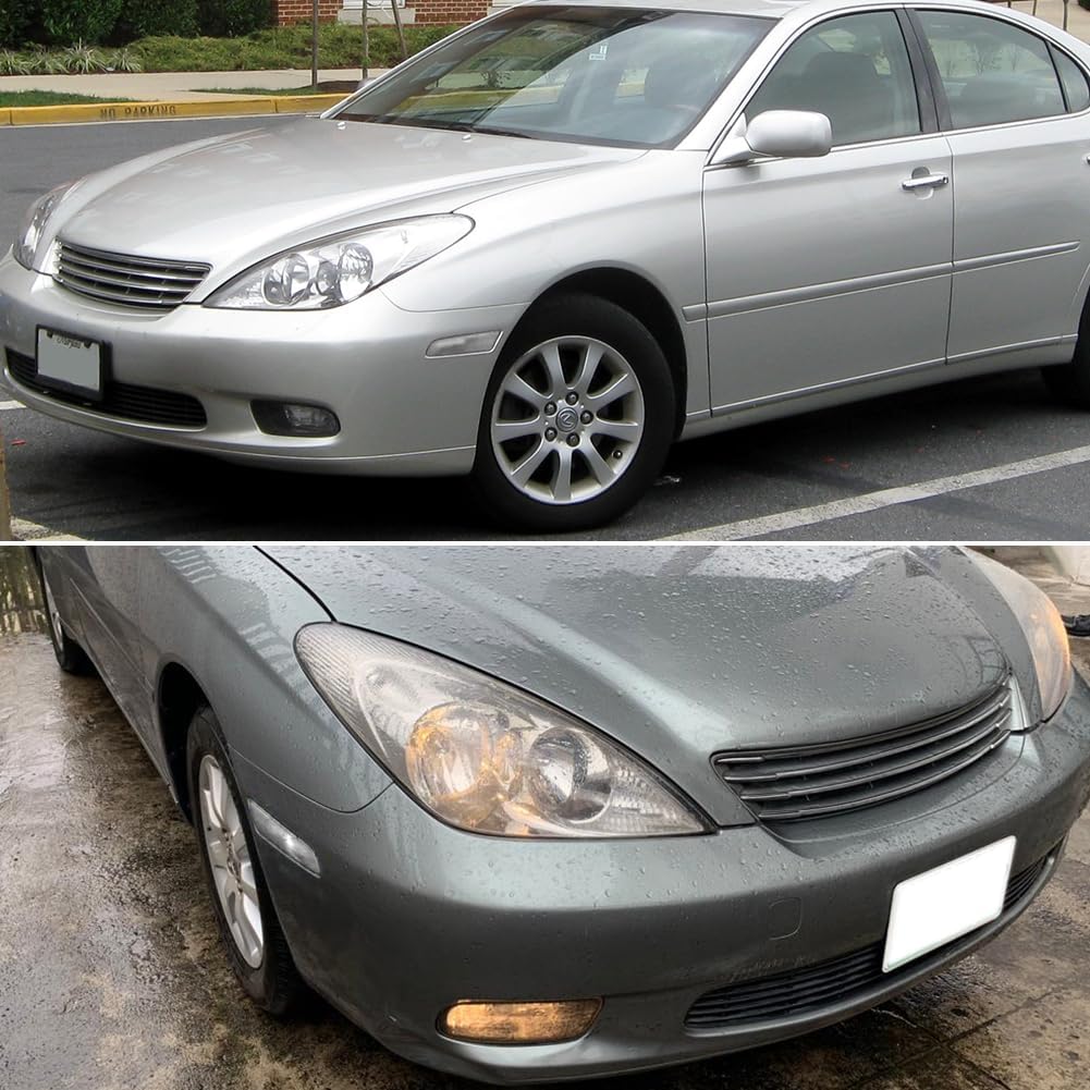 For 2002 2003 L-exus ES300, 2004 2005 2006 L-exus ES330 Front Bumper Side marker Lights Housing 8173133021 8174133021, LX2532102 LX2533102 Clear Lens