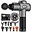 TOLOCO Massage Gun, Deep Tissue Back Massage for Athletes for Pain Relief, Percussion Massager with 10 Massages Heads & Silent Brushless Motor, Christmas Gifts for Women, Men, Carbon