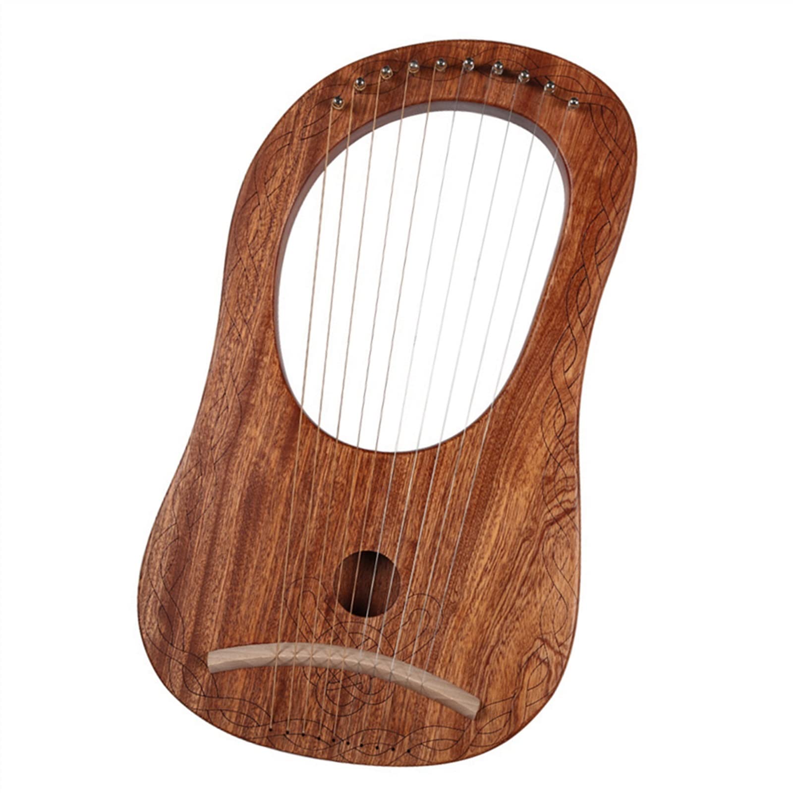 Lyre Harp Lira A 10 Corde con Arpa A Lira Strumento Musicale Lira Portatile per Principianti