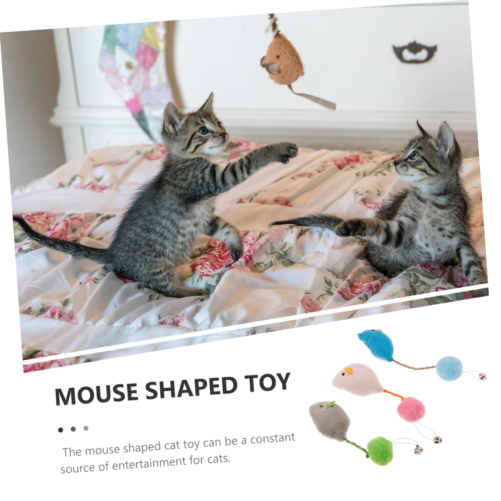 SUPVOX 6 Pièces Souris Jouet pour Chat Interactive Cat Toy Chat Jouet interactif Jouets pour Animaux de Compagnie Fournitures pour Animaux Jouet interactif pour Accessoires on