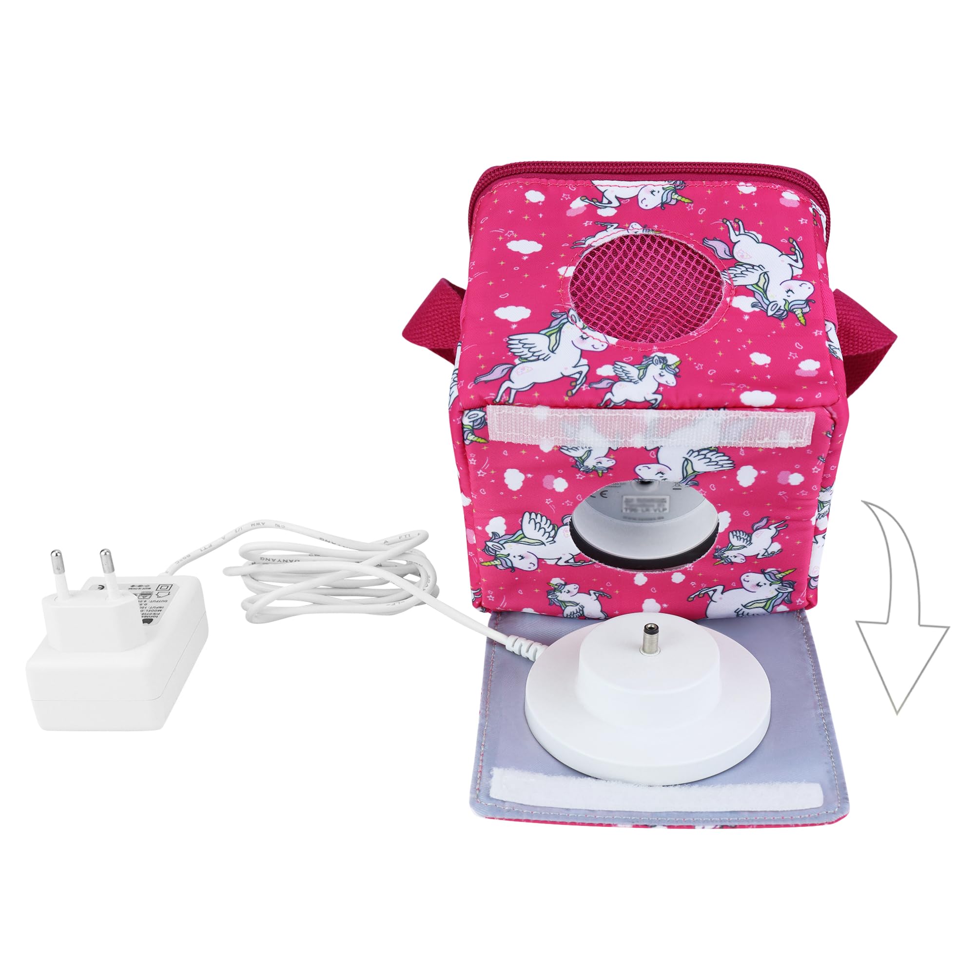 Storage Carry Bag for Toniebox Character Figures and Charger, with Portable Handle (Unicorn), Compact - Image 2