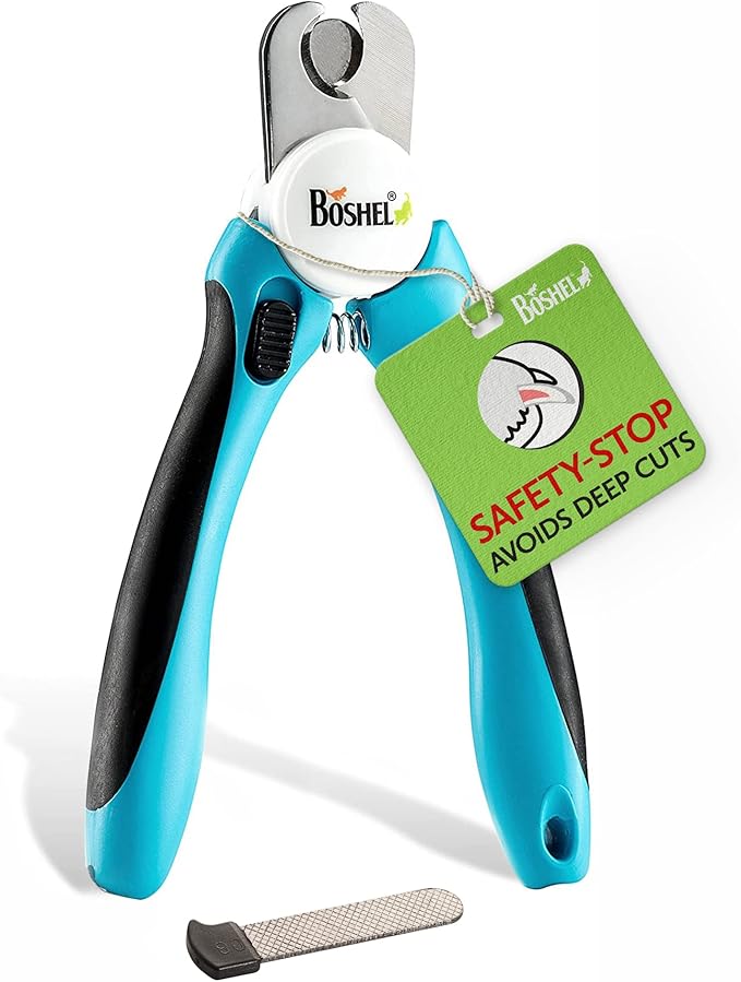 BOSHEL Dog Nail Clippers Dog Nail Trimmers for Large Dog with Quick Sensor Pet
