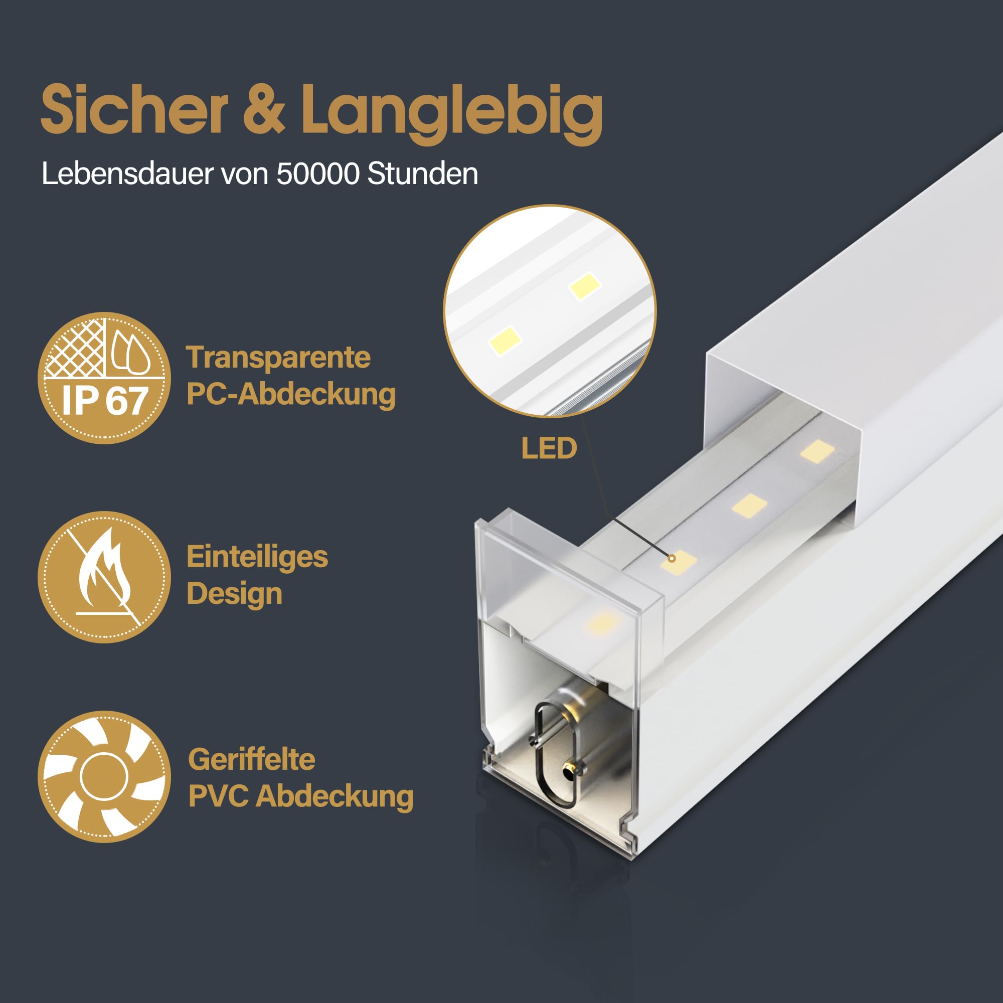 Barberpub Hexagon LED Garage Light, 68970LM 6500K Hexagon LED Beleuchtung für Werkstatt, Friseursalon, 14 Grid, dimmbar (Aluminium)