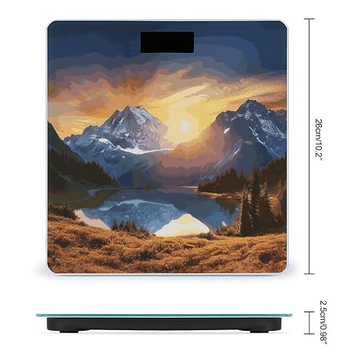 Balanza digital para peso corporal de ducha, amplia pantalla LCD, construcción en vidrio templado miniatura 2