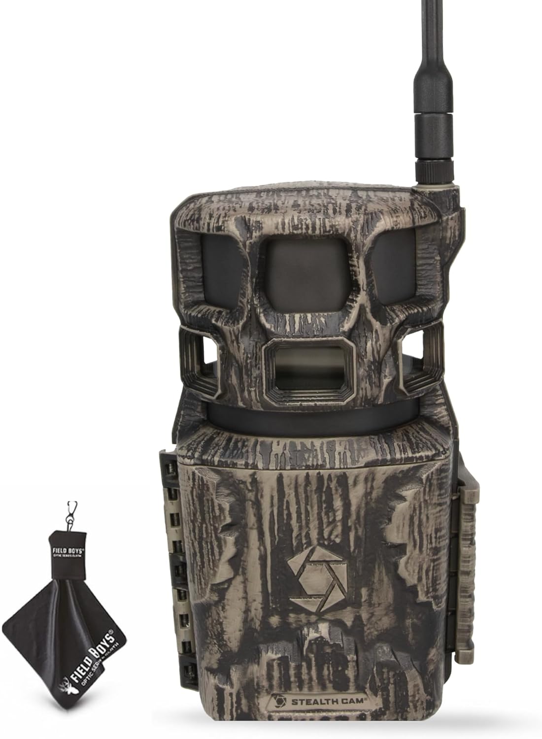 Stealth Cam Revolver Pro 2.0 – 360° Cellular Trail Camera with Auto-Scan, No-Glow IR Flash, 0.4s Trigger Speed, HD Video, Verizon/AT&T Compatible Includes Cleaning Cloth (1PK)