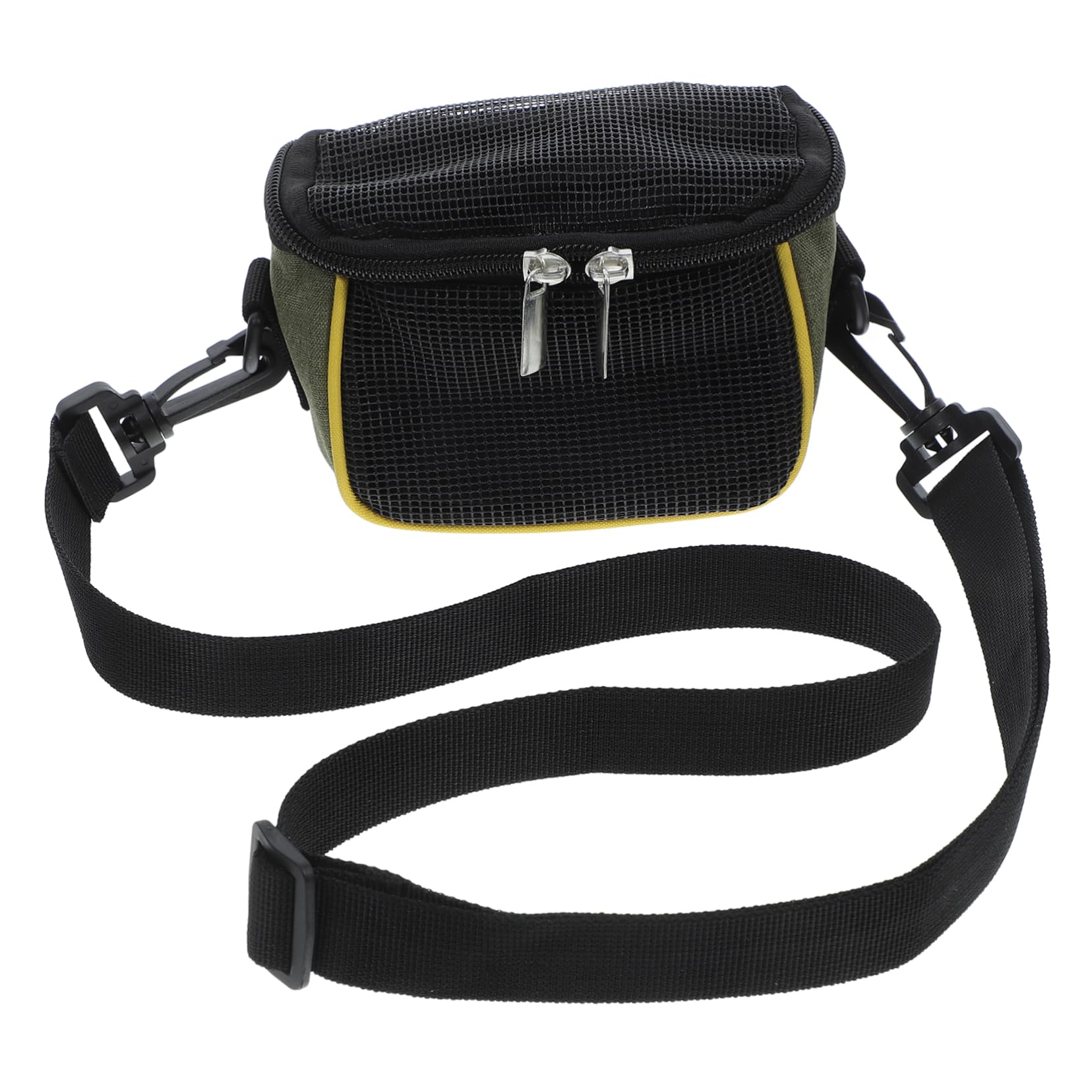 Mikikit Adjustable Shoulder Strap Pet Carrier Bag for Guinea Pig Hamster Chinchilla Reptiles Lightweight Travel Pouch with Ventilation for Outdoor Activities and Organized Storage