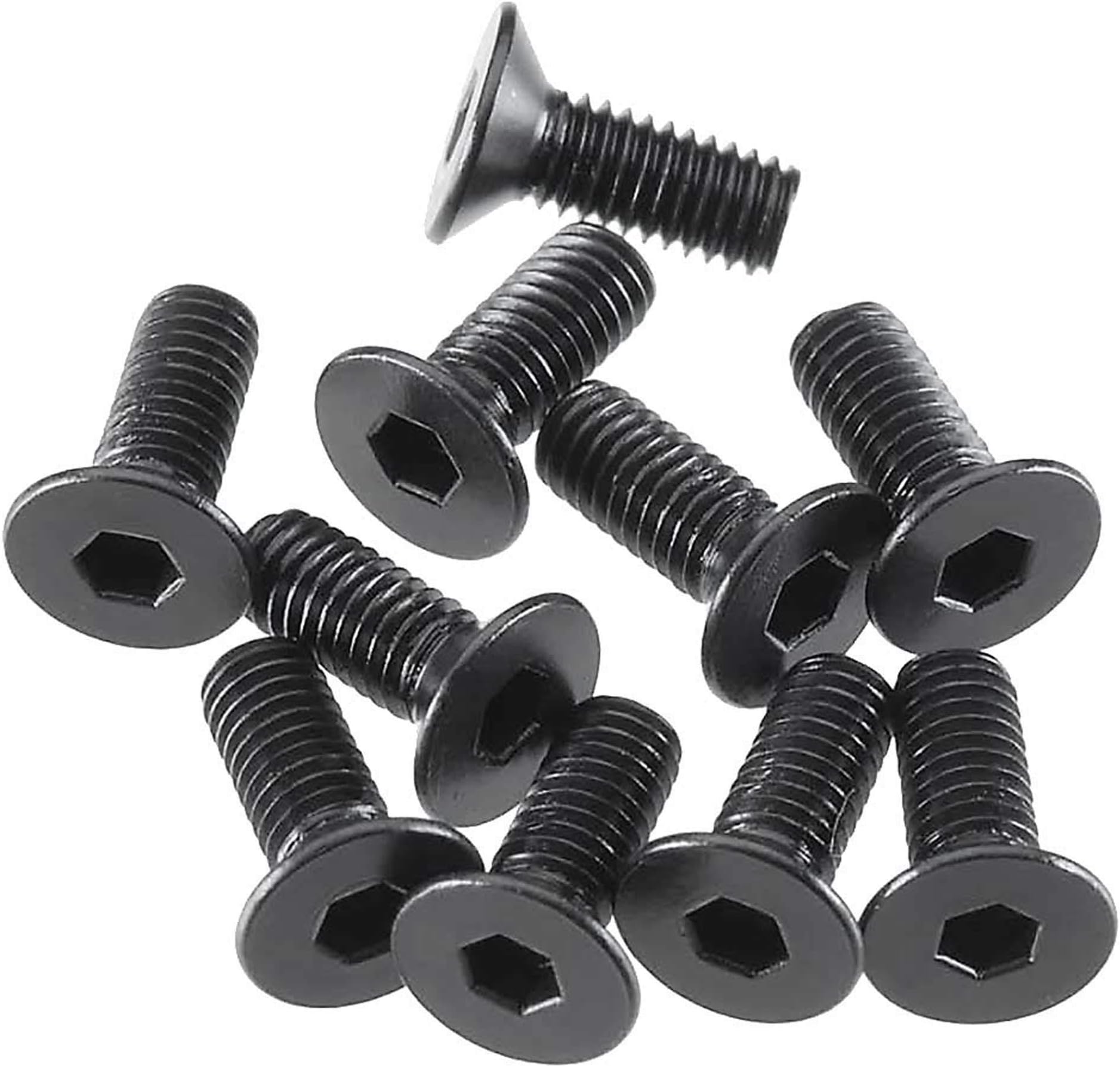 (3x8mm, Flat Head) - Arrma Ar722308 Flat Head Screw 3x8mm (10) Nero Raider Vorteks Granite Outcast