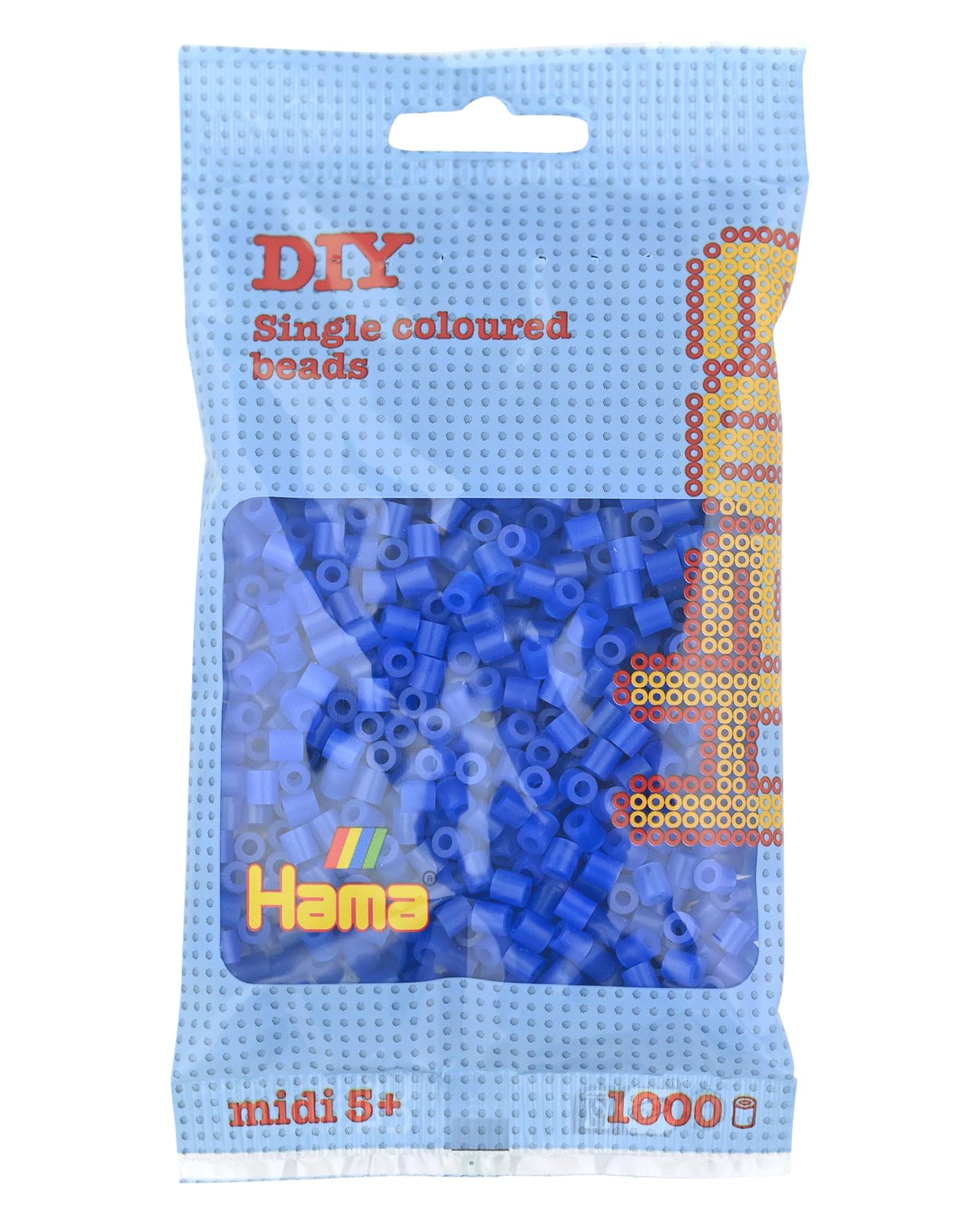 HAMA Bolsa de perlas | Aprox. 1000 cuentas midi fusibles para manualidades y mosaicos | Perlas de fusión para niños creativos 5+ | Juego de arte y decoración | Light Blue — view 14