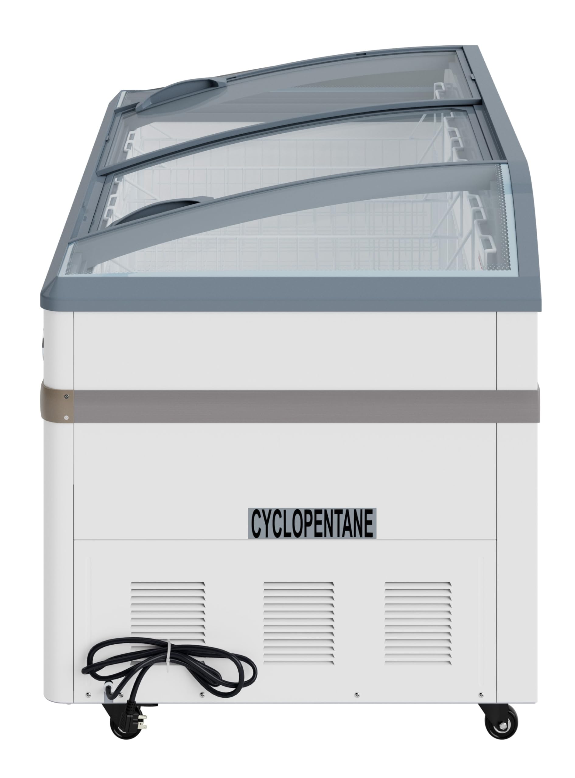 KoolMore 65 Inch Manual Defrost Island Chest Freezer With 16 Cu. Ft. Capacity In White, Etl Listed (Km-Iscf-65md) on Fridge.com - View 5