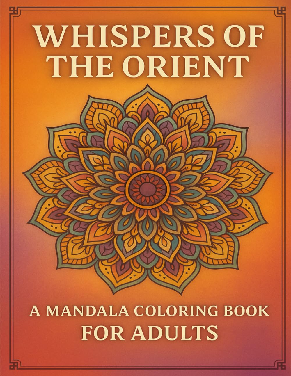 Whispers of the Orient: A Mandala Coloring Book for Adults