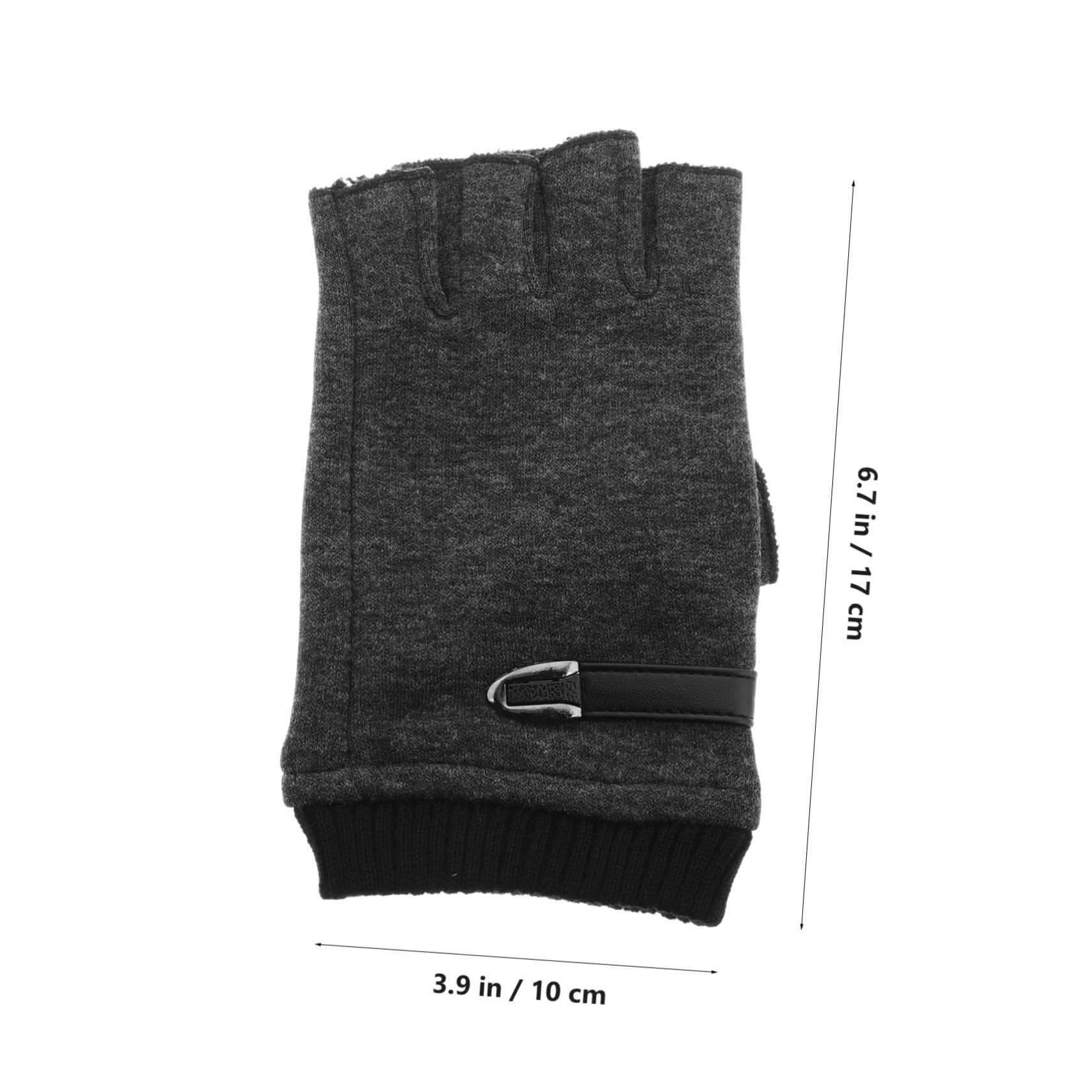 KESYOO Nonpilling Fabric Warmth for Outdoor Half Finger Mittens for Cold Weather Ideal for Students