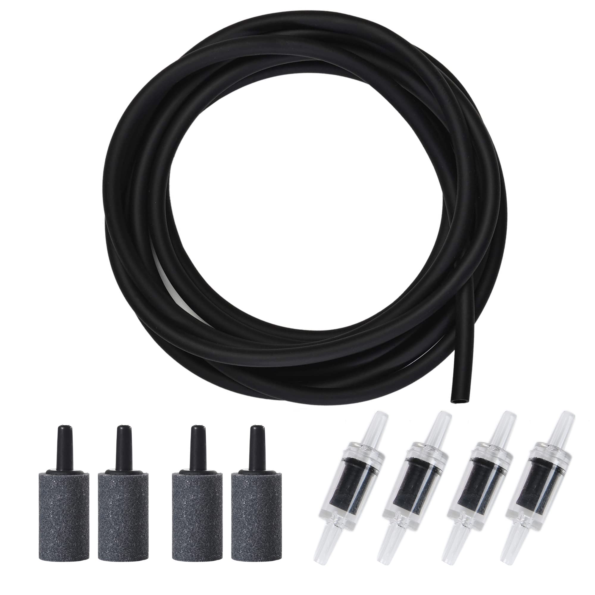 ALEGI 12 Feet Aquarium Airline Tubing Standard, Black