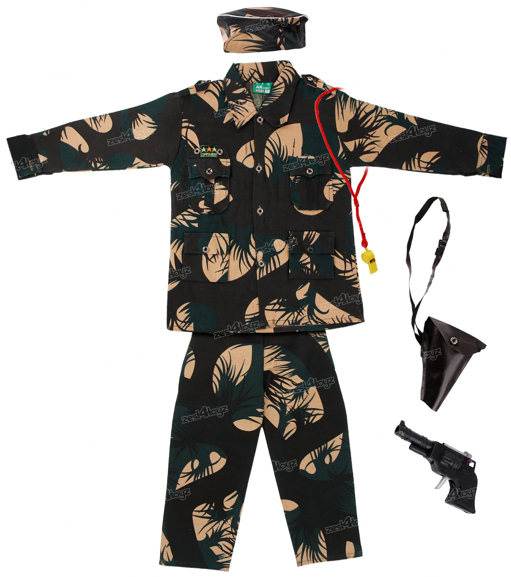 Zest 4 Toyz Army Dress/Costume Fancy Dress| Indian Army Costume For Boy & Girls | National Soldier Costume Military Professional Dress with Accessories Age 9 to 10 Years (Size 36) (B0CSDRTGCT) Amazon Price History, Amazon Price Tracker