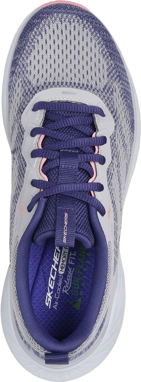 Skechers - Womens Relaxed Fit: Edgeride - Power Flow Sneakers, Color Purple/Multi, Size: 7 M US
