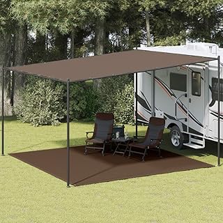 LXYZWRW Furniture Select-Tent - Alfombra (400 x 400 cm), color marrón
