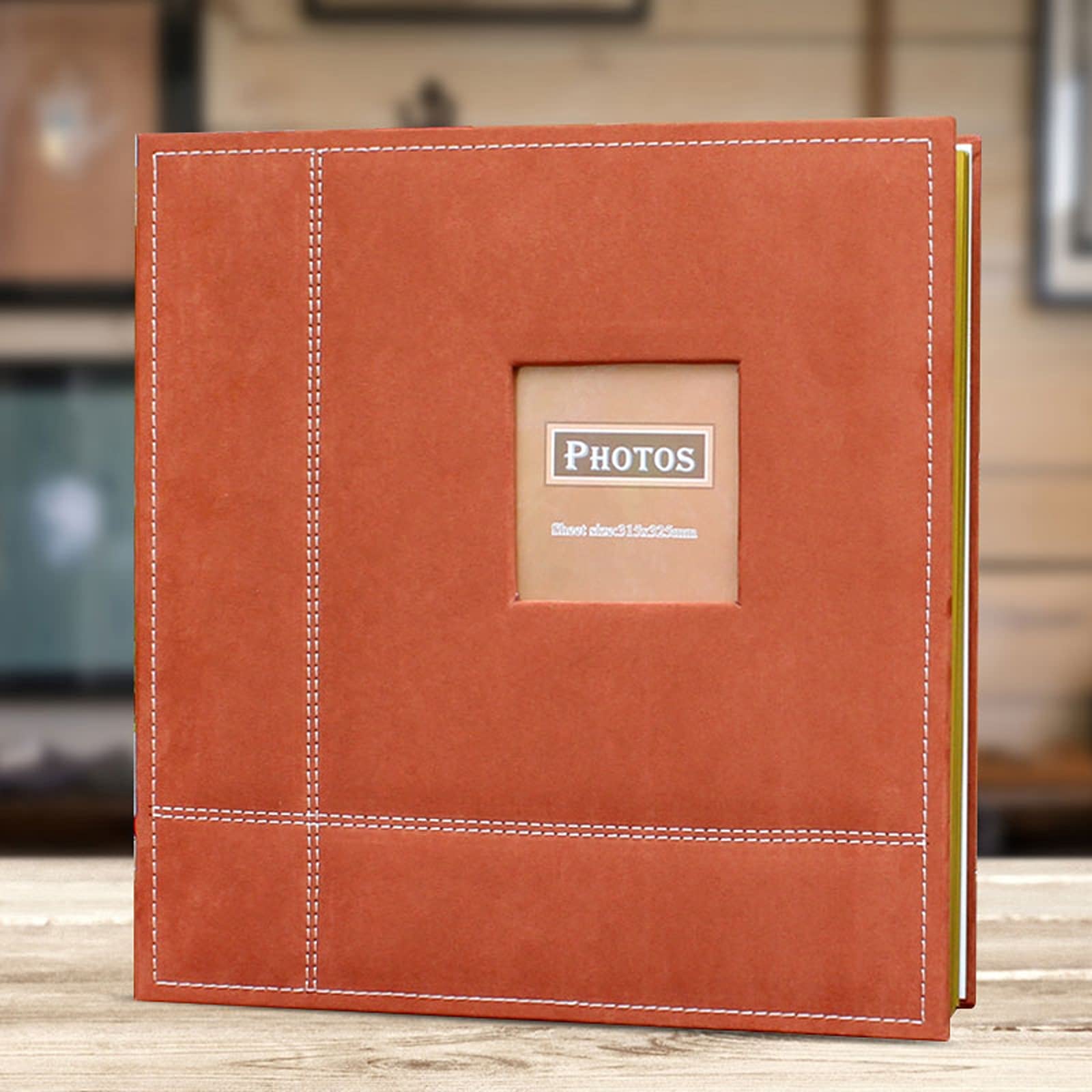 caihuashopping Fotoalbum Fotoalbum handgemachte DIY-Alben Selbstklebende Filmalbum Großkapazität Hochzeits-Fotoalbum für Jubiläumsfamilie (geeignet für 1-12-Zoll-Fotos) Foto Album (Color : A)