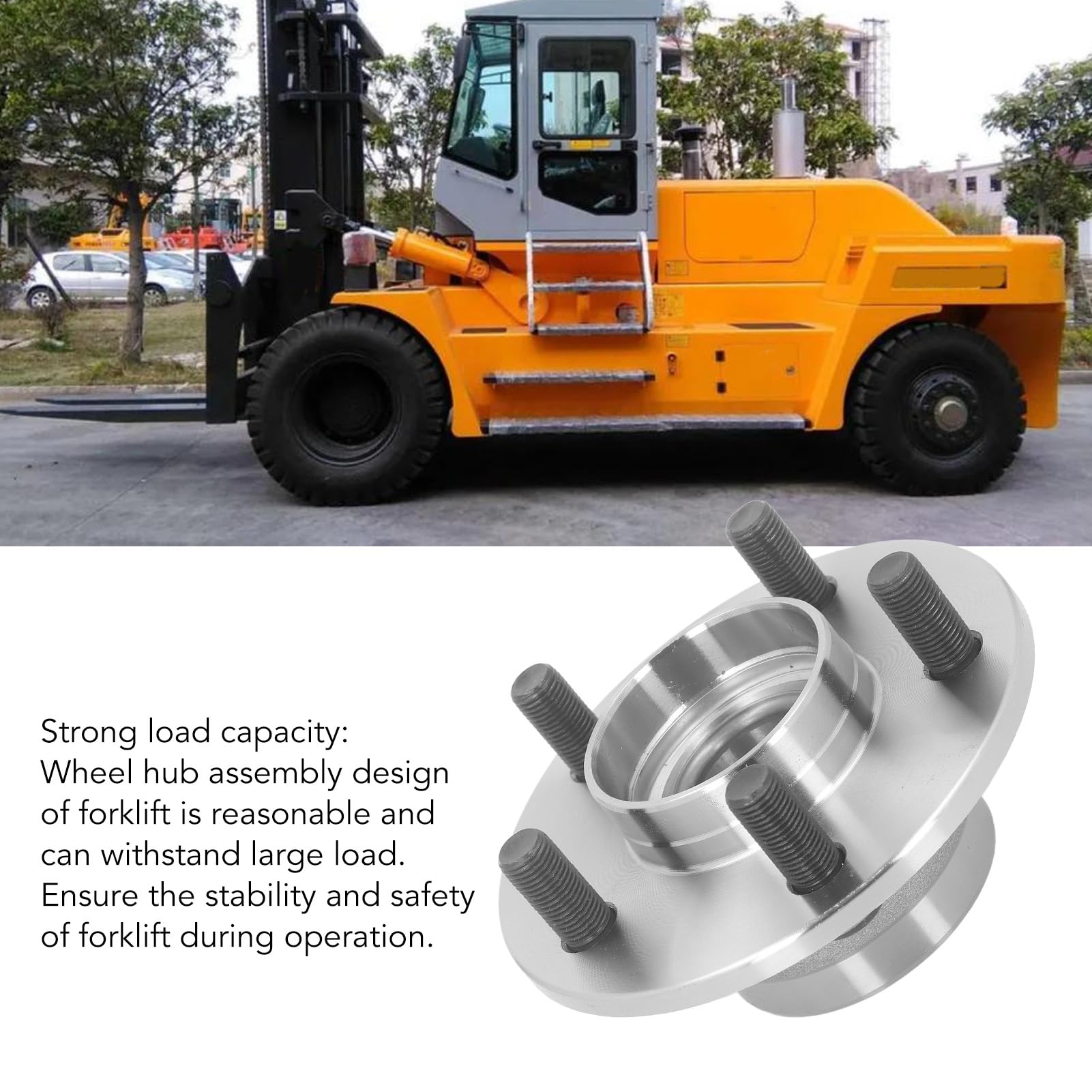 Capacidad de carga fuerte del acero de aleación resistente del conjunto del cubo de rueda de la carretilla elevadora para E14 16 18 20 335