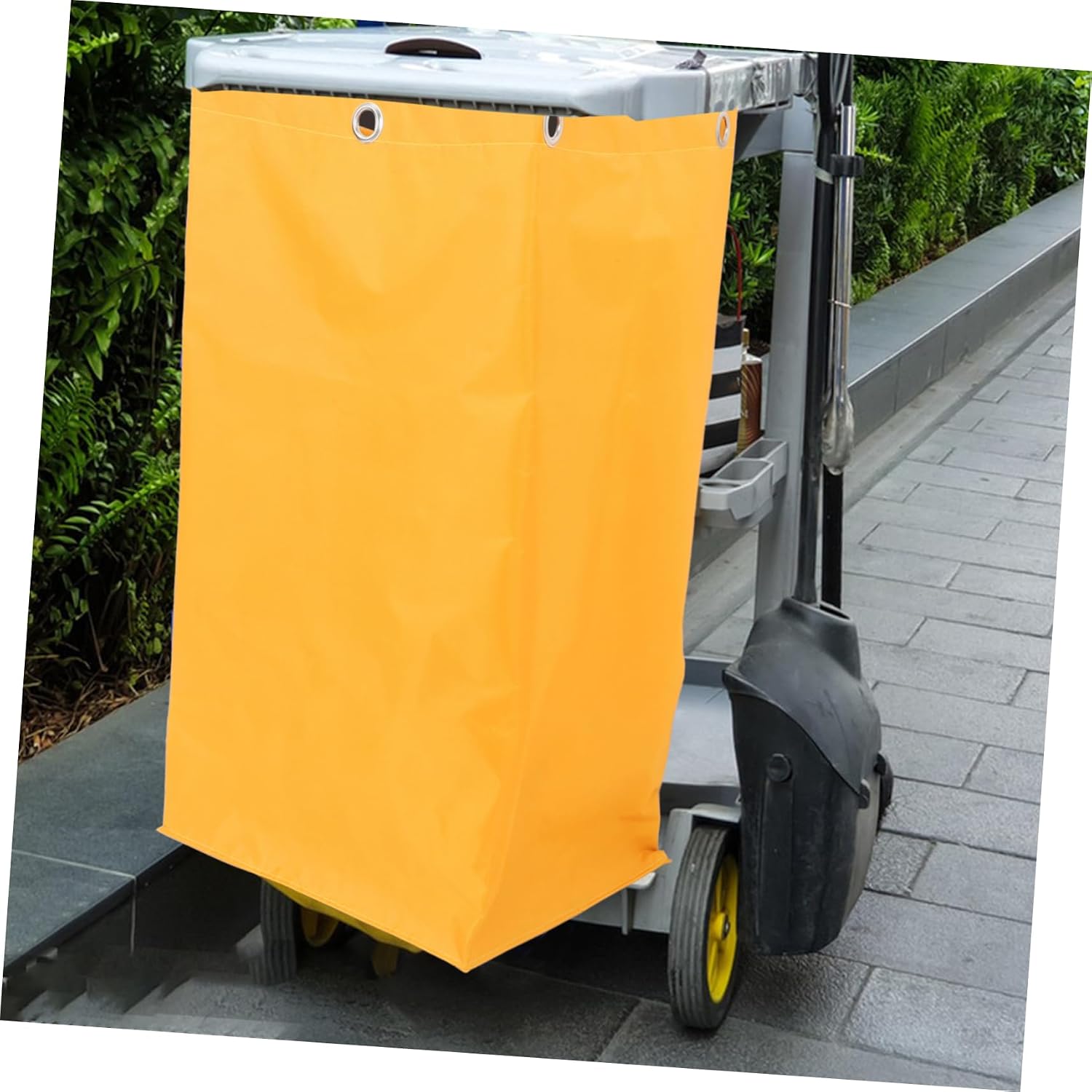 KOMBIUDA High Capacity Cleaning Cart Bag Semi Truck Accessories Robust Canvas Car Detailing