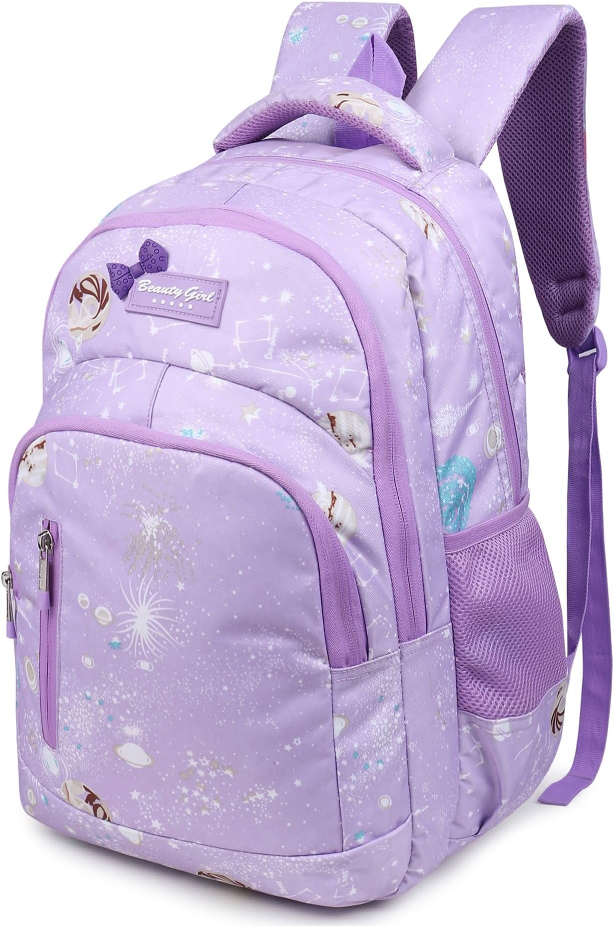 By Hotshot1522|School Bag|Tuition Bag|College Backpack|For Girls & Women|18Inch|30L School Bag, Purple