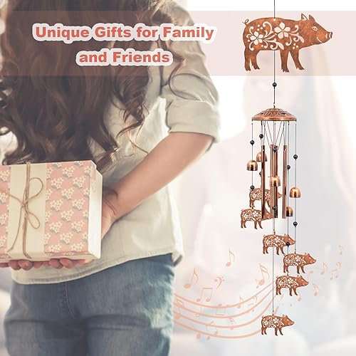 Miniatura 6 de Campanillas de viento de pie grande para exteriores, regalos conmemorativos de Sasquatch de pie grande para hombres, mujeres, papáabuelo, decoración