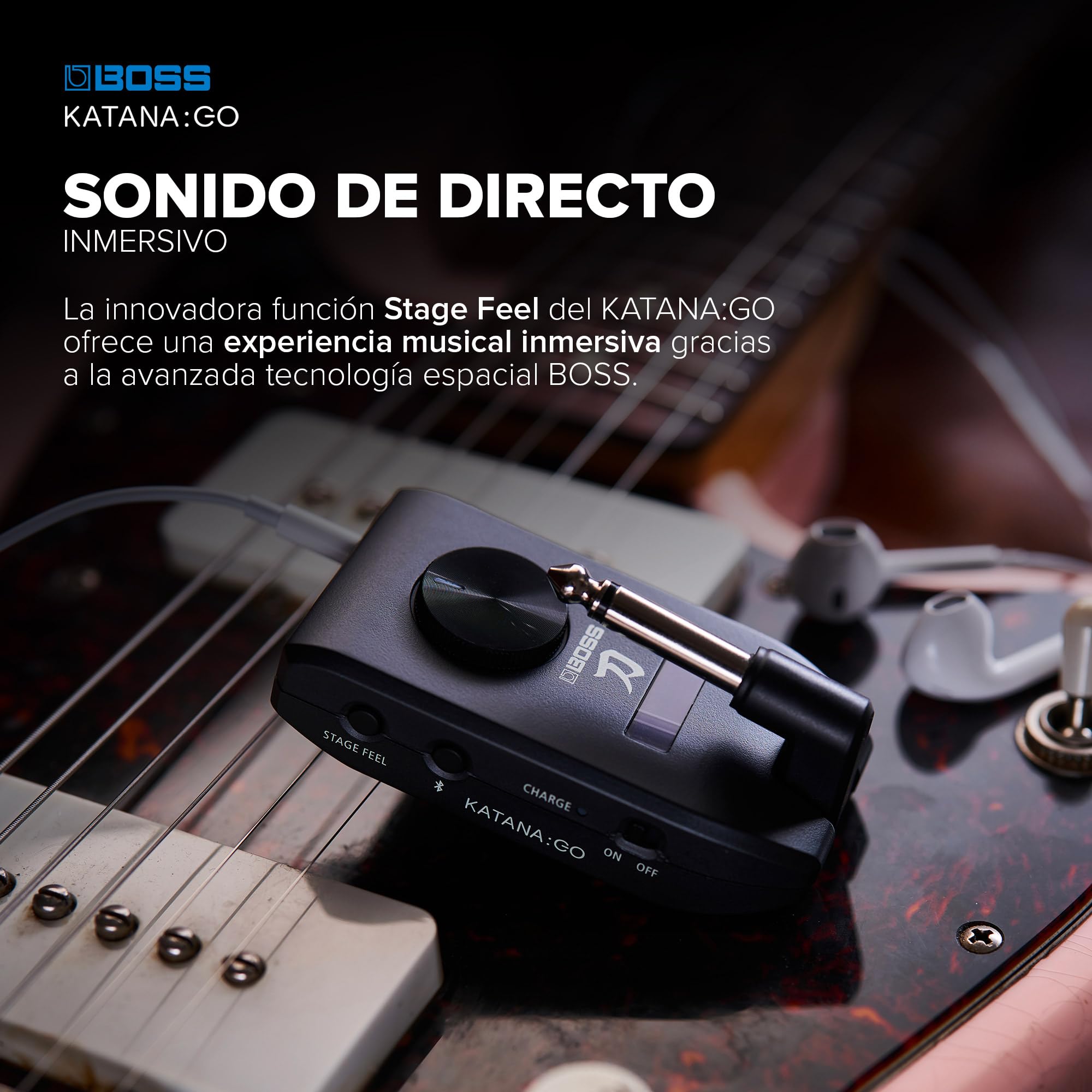 Boss Katana:GO | Amplificador de Auriculares Personal para