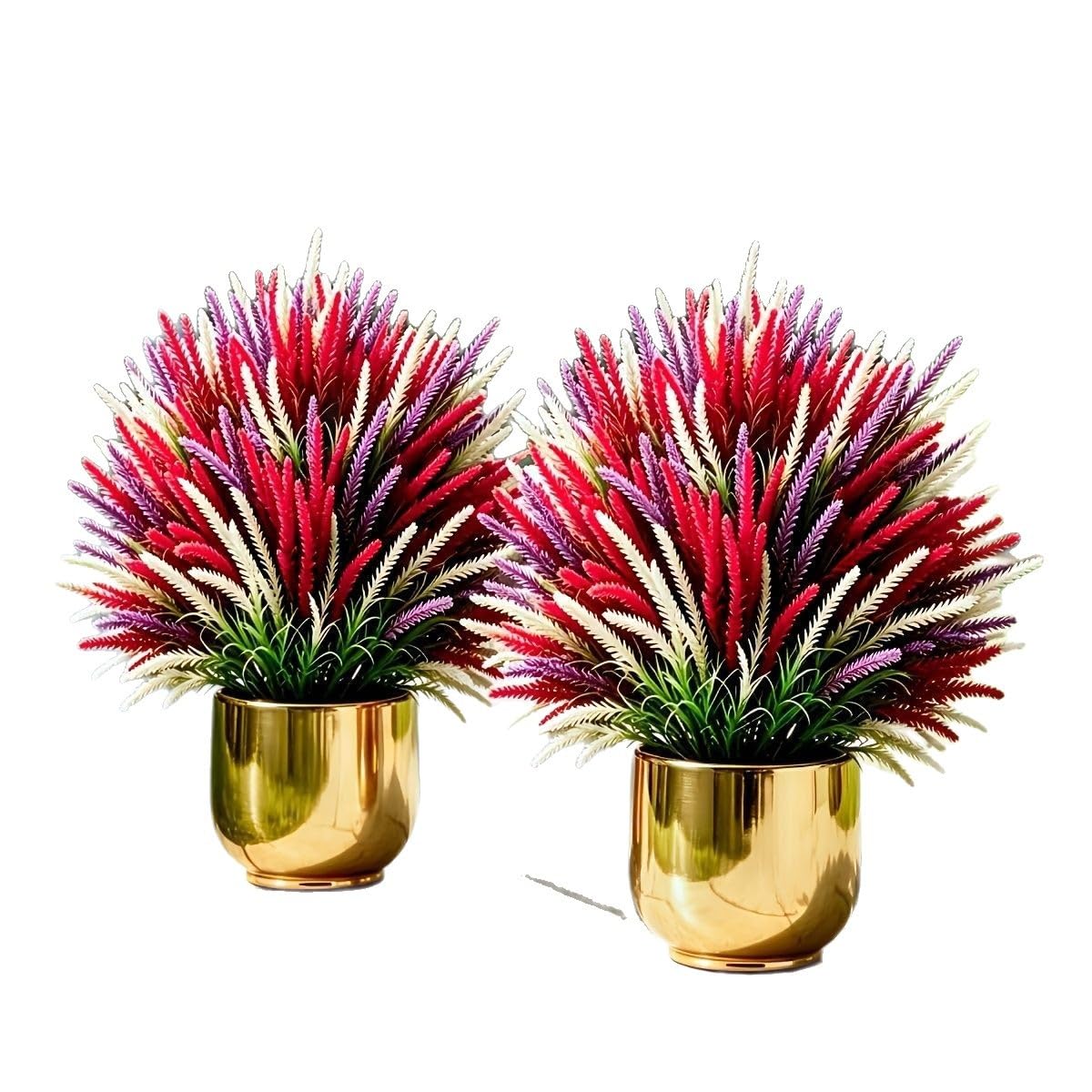 Blé artificiel coloré 55 cm avec tiges résistantes pour porche et jardin