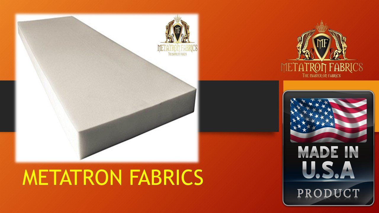 Metatron foam 4" X 36" X 72" Upholstery Foam Cushion (Seat Replacement/Upholstery Sheet)