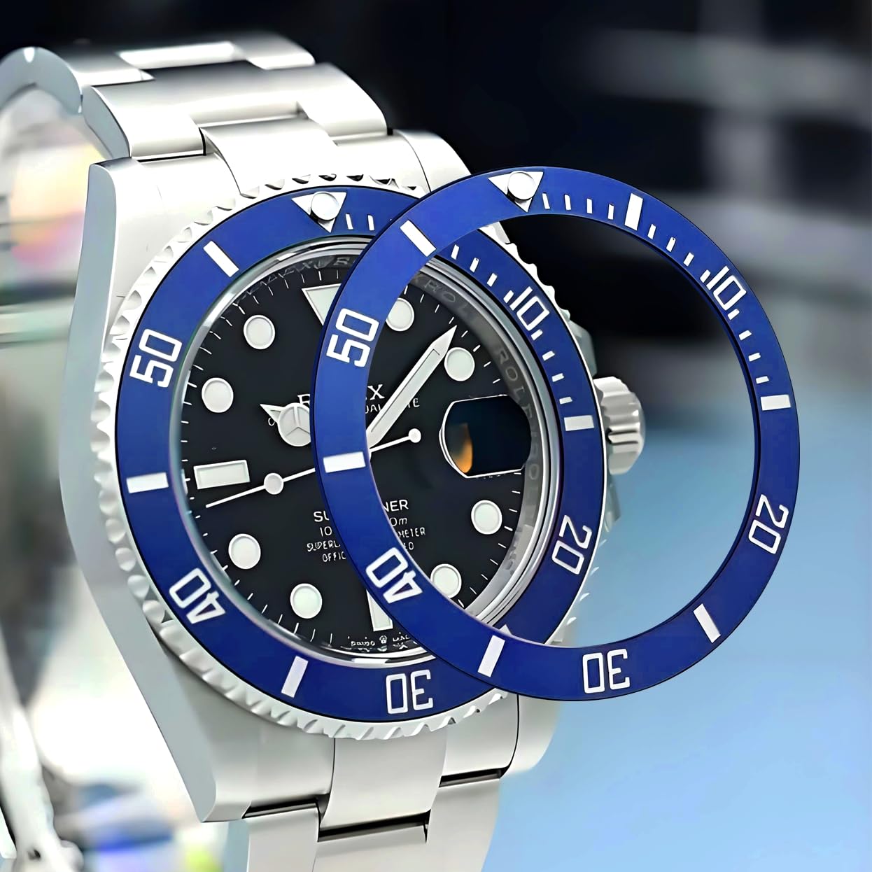 Amazon.co.jp: HiCycle2 セラミックベゼルインサート 交換用 41mm