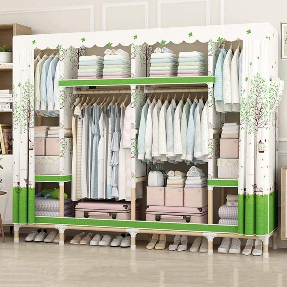 Organisateurs de penderie portables pliables pour petits espaces et rangement de bureau