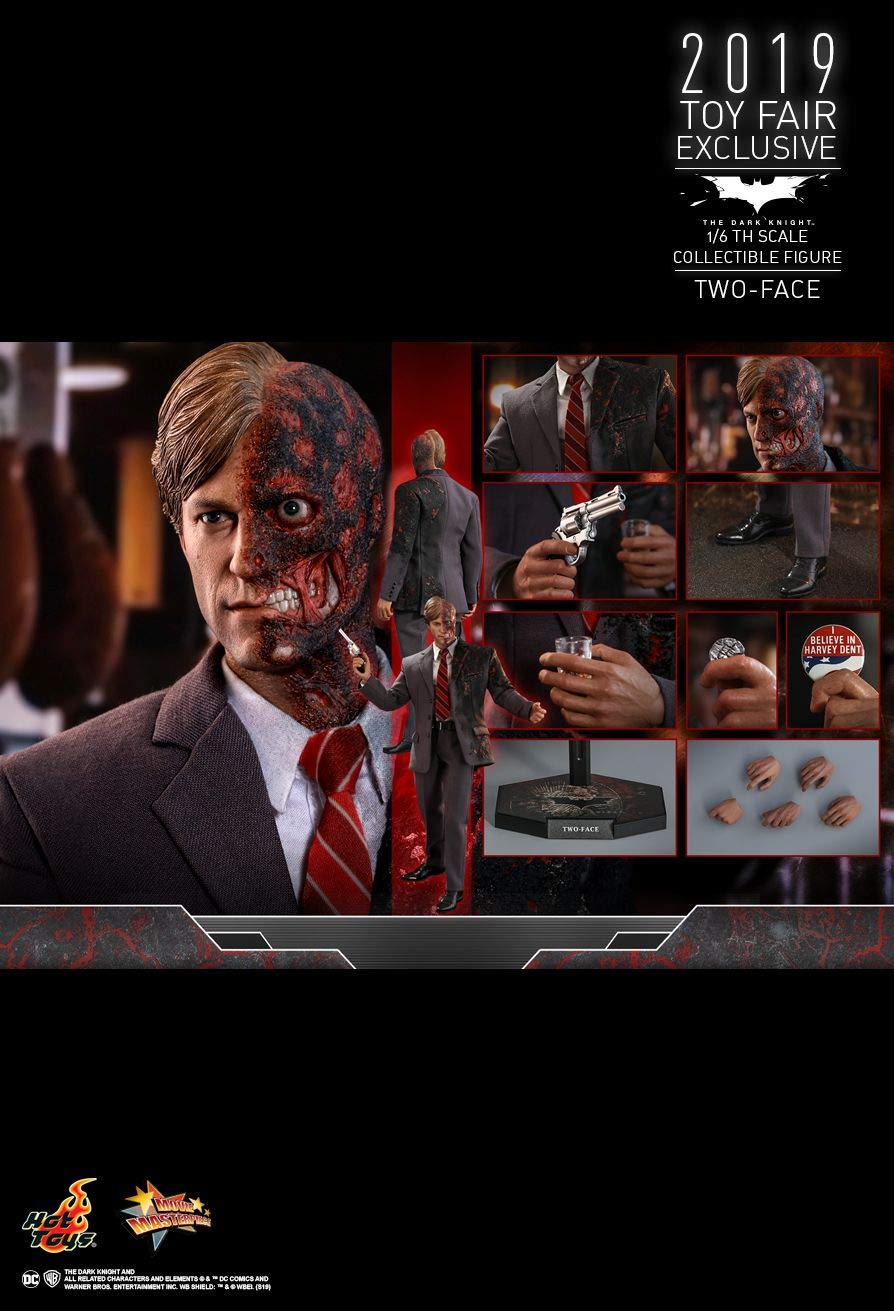 Hot Toys Mroczny Rycerz Film Masterpiece Action Figure 1/6 Two-Face 2019 Toy Fair Exclu