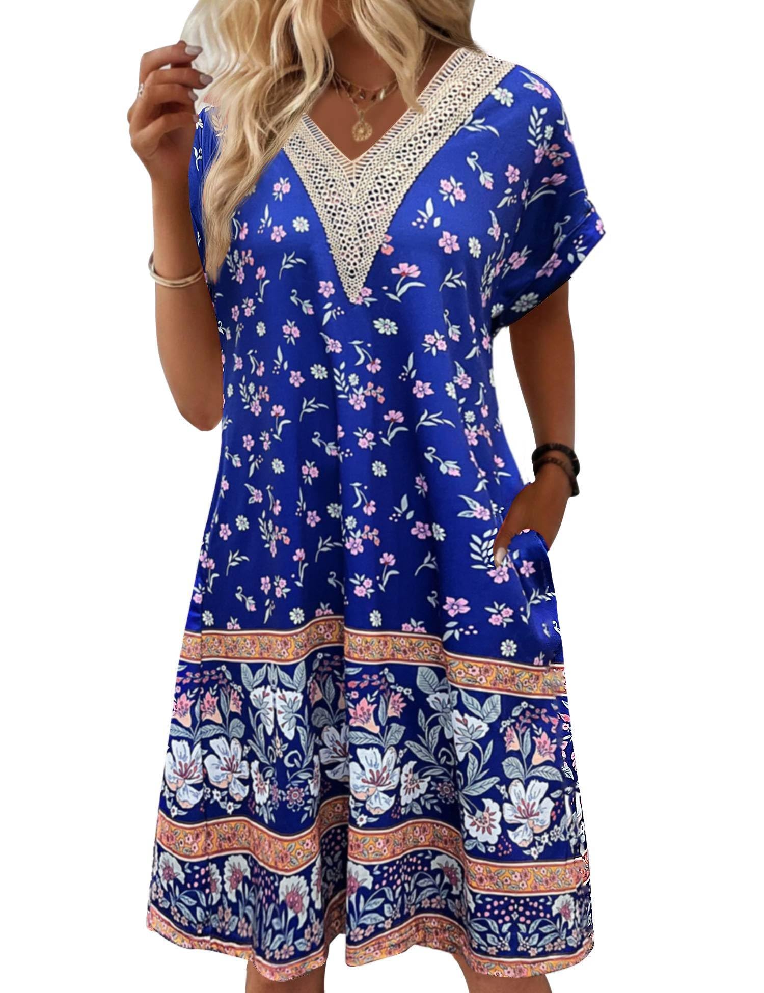 Bloggerlovewomens Cotton Nightgown House Dress With Pockets Moo Moo  Nightgown | Desertcart Cayman Islands