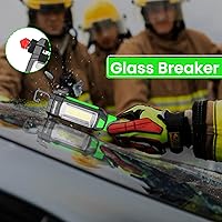 Vista 6 de AlltroLite Herramienta automática de emergencia 9 en 1 con linterna LED Kit de linterna multifunción para coche con tres modos de iluminación