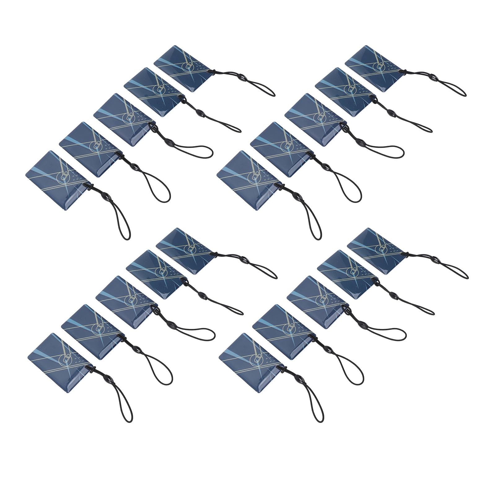 Key Fob Door Lock, Rfid For Key Fob, 20Pcs IC Cards 13.56Mhz Sensitive Intelligent Proximity ID Card Contactless Key Fob for Door Entry Access Control System