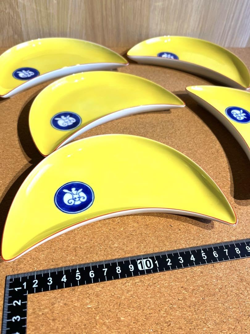 深川製磁　菊七宝　希少品　和皿揃　５枚１式　木箱入り　【廃番】 深川製磁 菊七宝 希少品 和皿揃 5枚1式 木箱入り 【