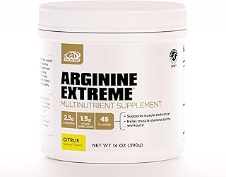 AdvoCare Arginine Extreme Multinutrient Supplement - Pre-Workout Amino Acids Supplement - Supports Stamina & Endurance* - Includes Vitamin B-12, L-Arginine & More - Citrus, 14 oz