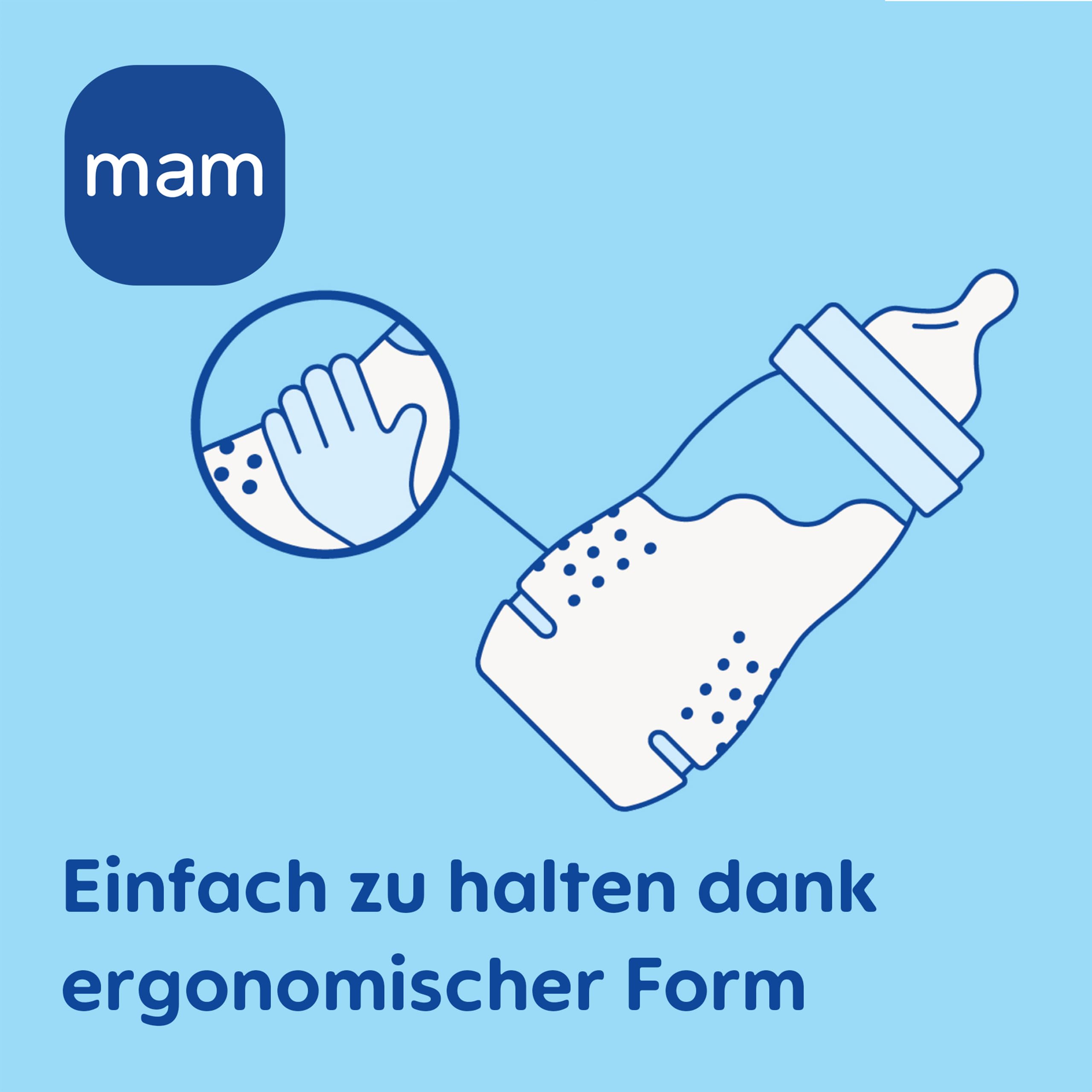 MAM Easy Active Baby Bottle-Set | 0+ Mon | Babyflaschen-Set für Neugeborene | 94% Akzeptanz | stillfreundlich | 2 Trinkflaschen & 1 Flaschenkorb | gelb/beige