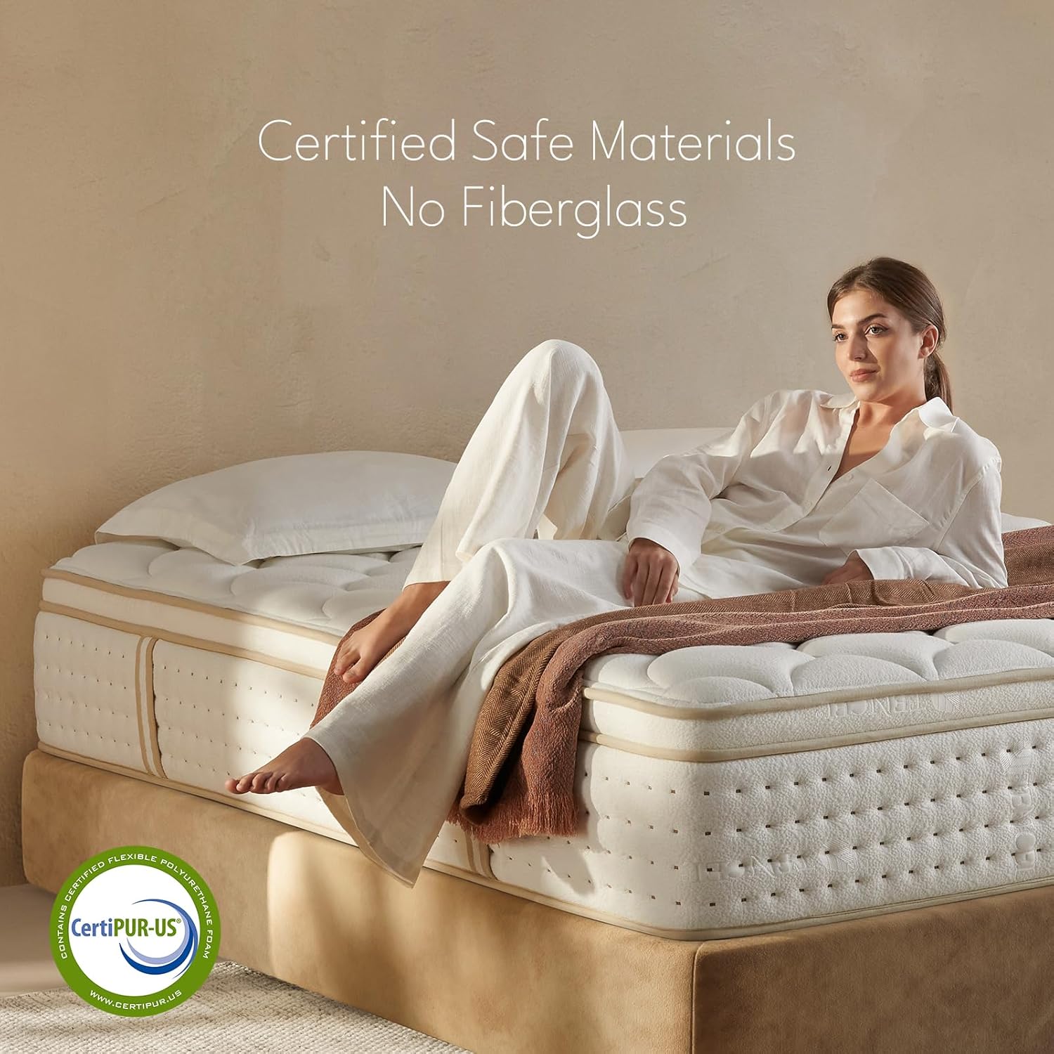 | 12 Inch Queen Mattress | Medium Firm | Gel Memory Foam Hybrid Mattress with Individual Pocket Spring| Maxium Support | Queen Size Mattresses in a Box | Pressure Relief | - Image 5