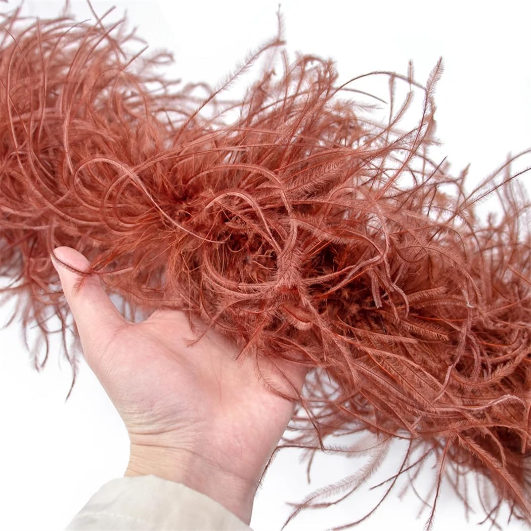 4 6 10 15 20Ply Feather Boa 50Cm Boas Feathers For Costume Party Wedding Dress Decoration Clothing Sewing