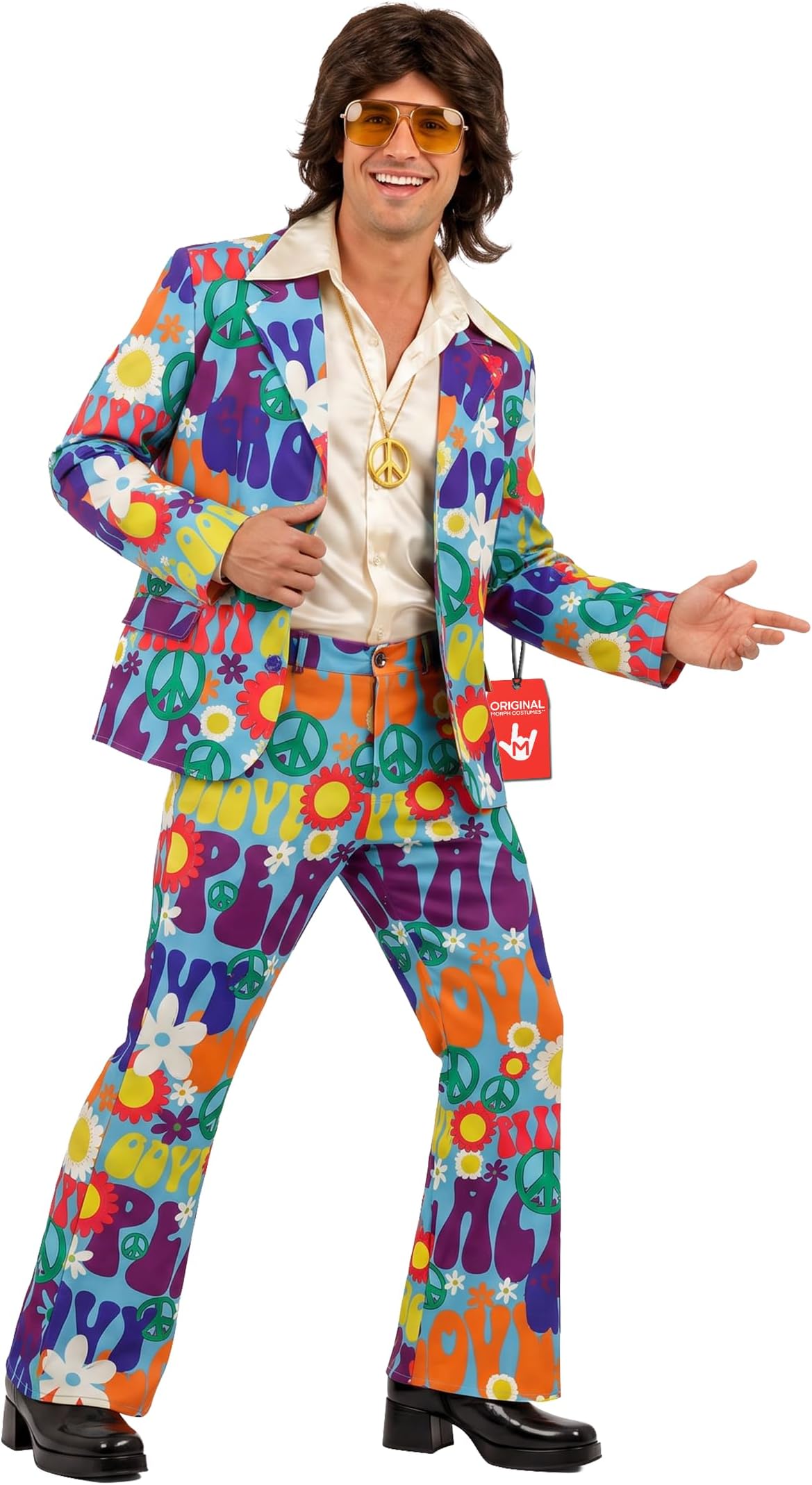 Hippie Costume For Men, Mens Hippie Costumes, 70s Costume Men