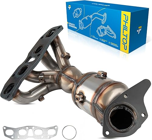 Vista 37 de PHILTOP Convertidor Catalítico de Salida Recta Compatible Directamente con Elantra 2.0L 2004-2012, Tiburon 2.0L 2007-2008, Spectra/Spectra5 2.0L