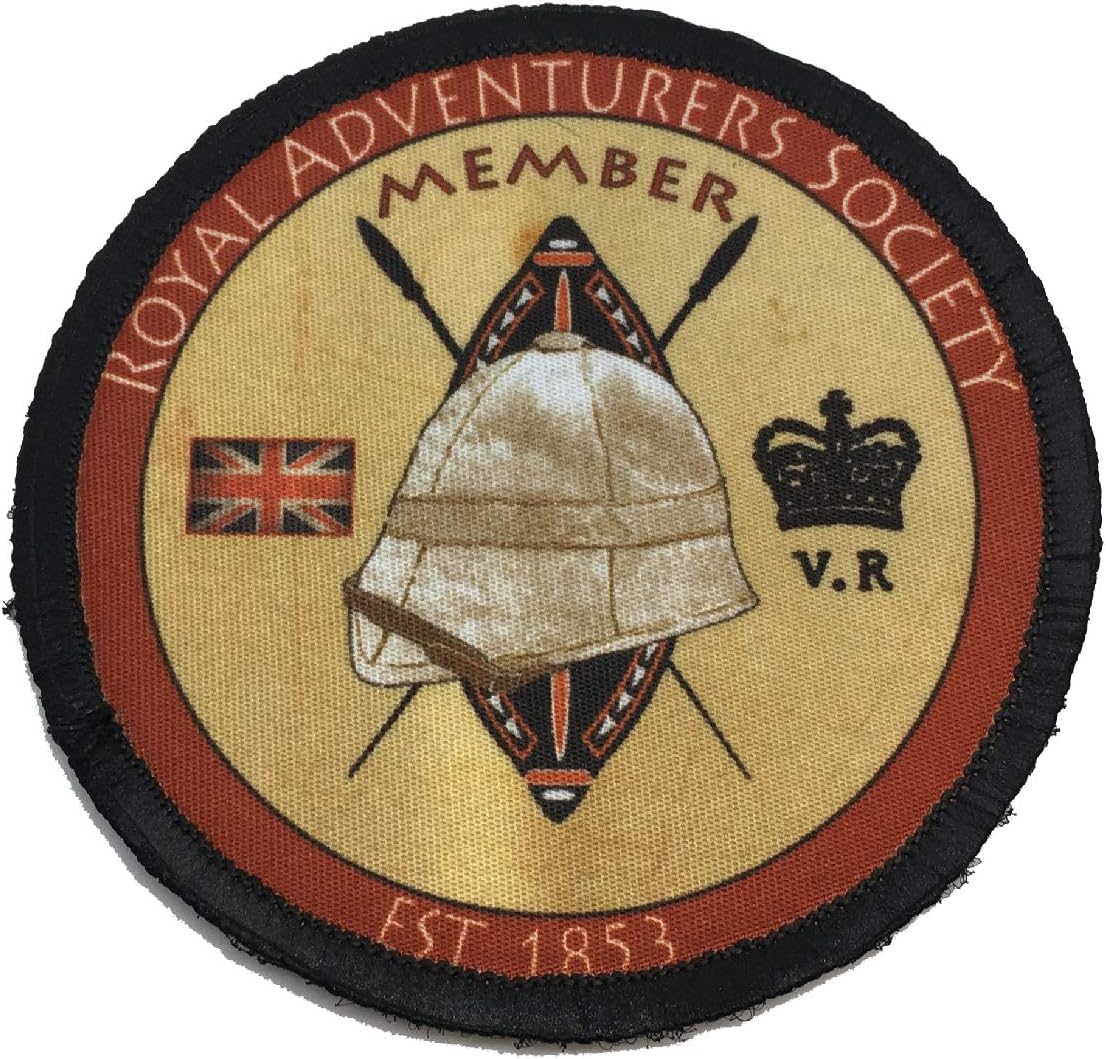 Royal Adventurers Society 3" Circle Morale Patch Military Tactical Made in The USA
