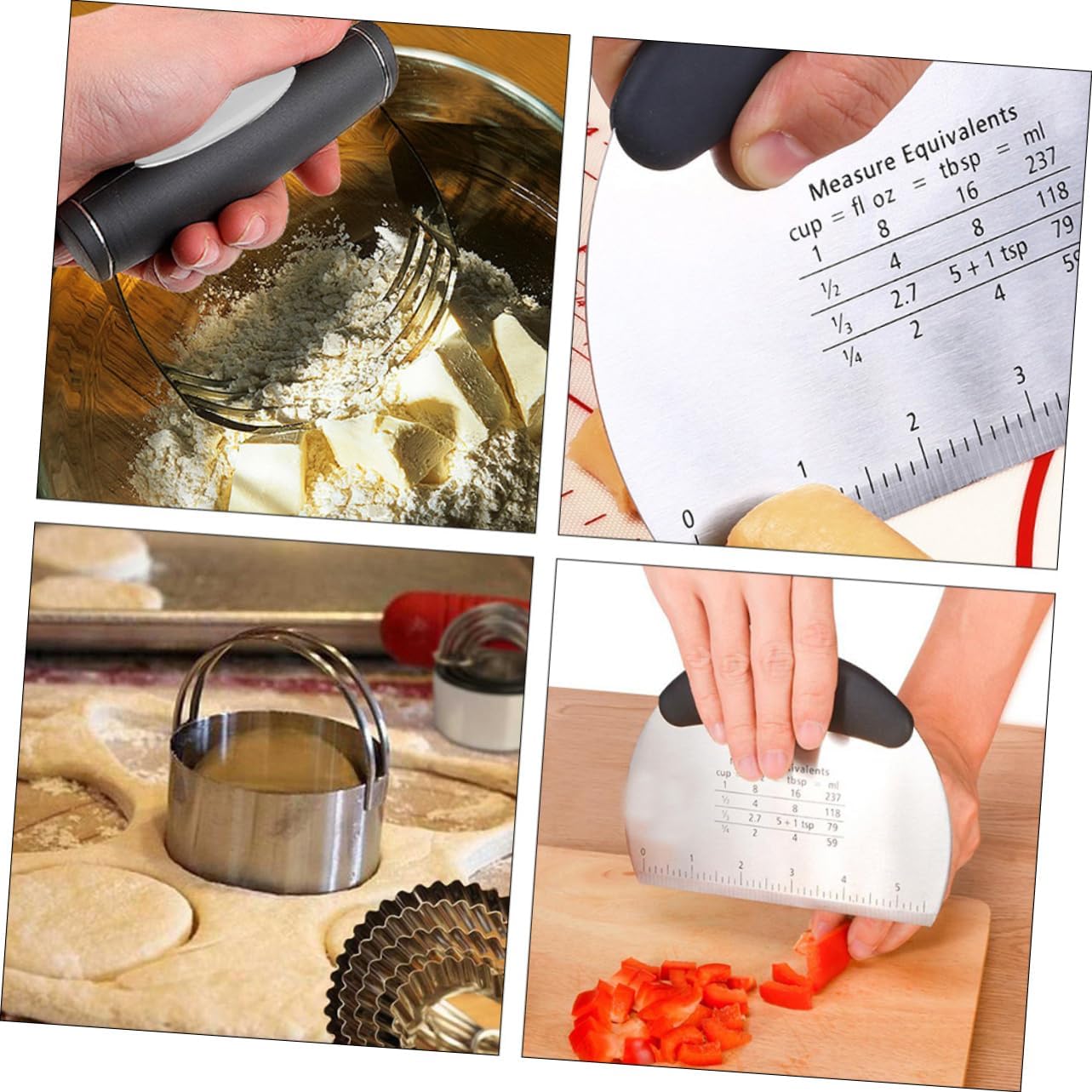 ベーキング ​​セット カッター ピザ ステンレス スチール ペストリー カッター ポテト スライサー カッター クッキー ピザ ス