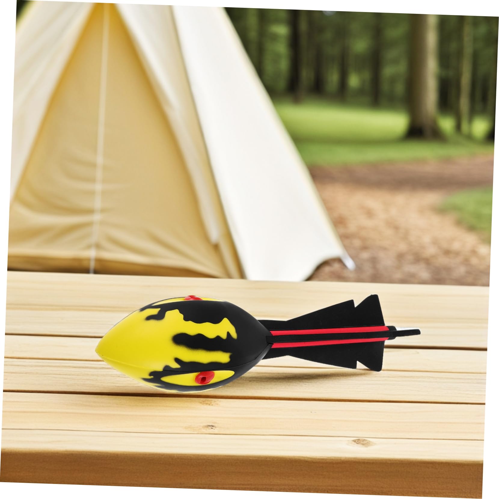 KOMBIUDA Outdoor Spielzeug für Kinder Sicherer und Zuverlässiger Trainingsspeer aus Pu Eva für Fitness Training und Familienspaß mit Pfeife für Kinder und Schule