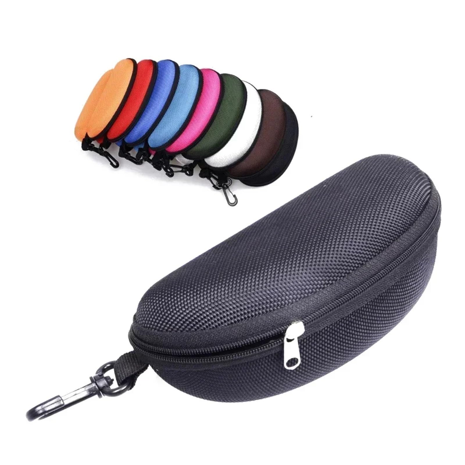 estuche para gafas, Estuche rígido con cremallera for gafas de sol y lectura. Bolsa viaje for